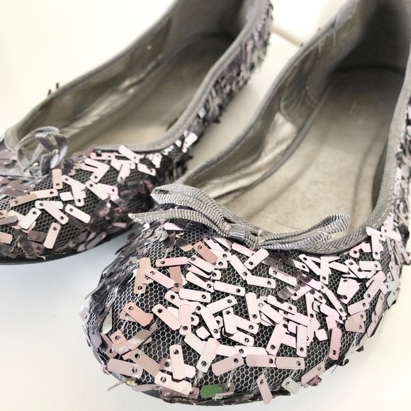 Wanted Confetti Style Shimmering Flats - Picture 2 of 10